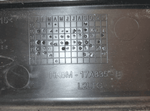 JAGUAR F PACE 2016-2020 FRONT LISENCE PLATE MOUNTING HOLDER HK8M-17A835-B - Image 3
