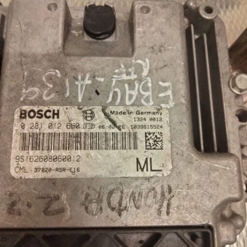 HONDA CIVIC MK8 2005-2011 2.2LTR DIESEL ENGINE CONTROL UNIT ECU 37820-RSR-E16 - Image 3