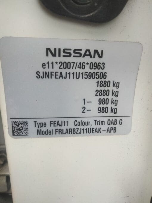 NISSAN QASHQAI J11 2016 1.2LTR PETROL AUTO BREAKING WHEEL NUTS FOR SPARES WHITE - Image 6