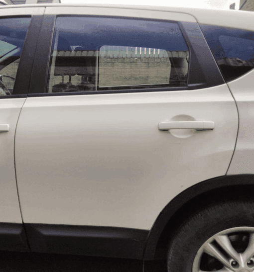 NISSAN QASHQAI J10 2007-2013 PASSENGER SIDE REAR LEFT DOOR SHELL IN WHITE