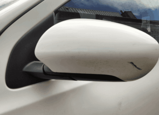 NISSAN QASHQAI J10 2007-2013 PASSENGER SIDE DOOR WING MIRROR IN WHITE