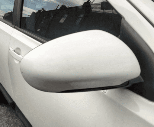 NISSAN QASHQAI J10 2007-2013 DRIVER SIDE DOOR WING MIRROR IN WHITE
