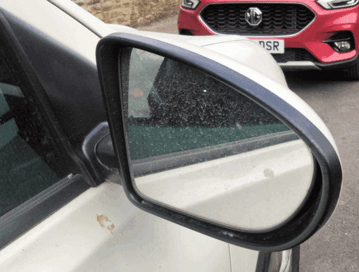 NISSAN QASHQAI J10 2007-2013 DRIVER SIDE DOOR WING MIRROR IN WHITE - Image 2