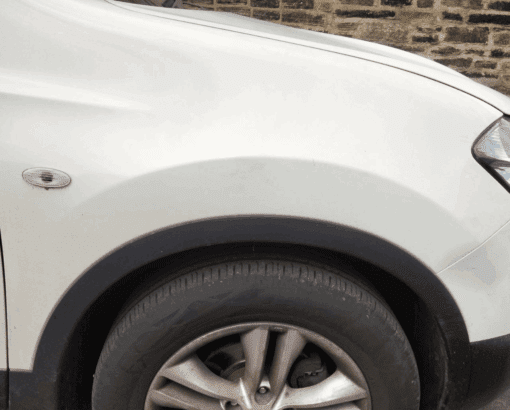 NISSAN QASHQAI J10 2007-2013 DRIVER SIDE RIGHT WING FENDER IN WHITE