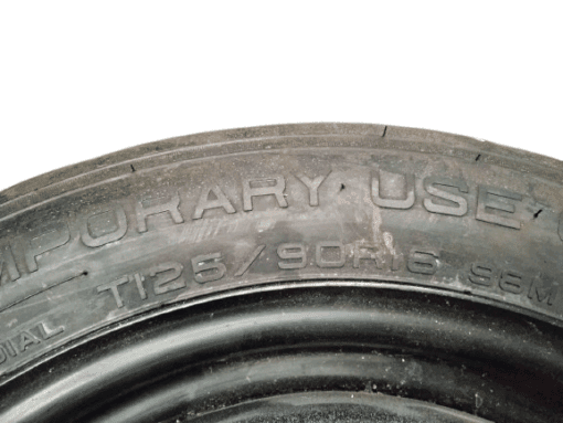 MG ZS 2018-2024 SPACE SAVER SPARE WHEEL 16" 5 STUD EMERGENCY TYRE 125/90R16 - Image 2