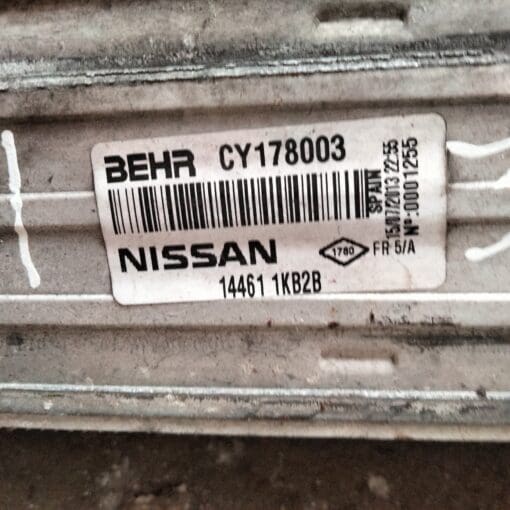 NISSAN JUKE F15 2010-20191.5LTR DIESEL INTERCOOLER GENUINE 14461 1KB2B - Image 5
