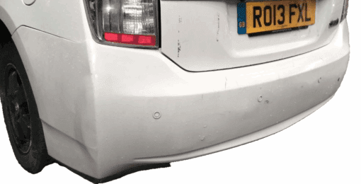 TOYOTA PRIUS MK3 2009-2015 REAR BUMPER COVER GENUINE IN WHITE - Image 4