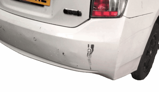 TOYOTA PRIUS MK3 2009-2015 REAR BUMPER COVER GENUINE IN WHITE - Image 5