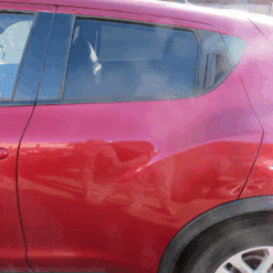 NISSAN JUKE F15 2010-2019 PASSENGER SIDE REAR LEFT DOOR SHELL ONLY IN MAROON