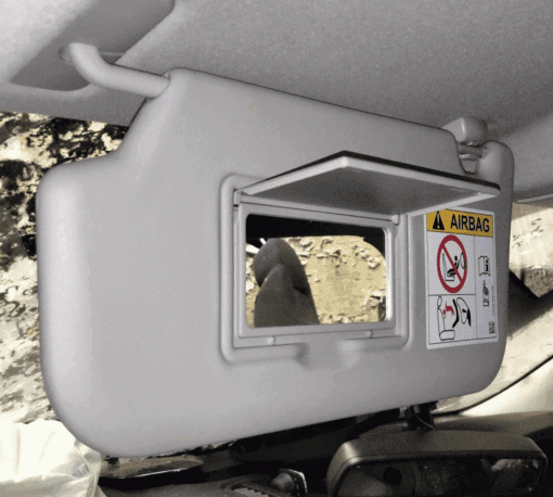 FORD RANGER 2019-2024 PASSENGER SIDE GEUINE SUN VISOR IN BEIGE - Image 2