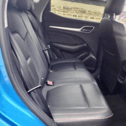 MG ZS 2018-2024 REAR LEATHER SEAT BASE BENCH COMPLETE IN RED STITCHING