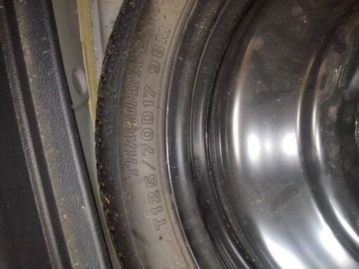 TOYOTA AURIS 2014-2018 SPACE SAVER SPARE WHEEL 17" 5 STUD TYRE 125/70D17 - Image 2