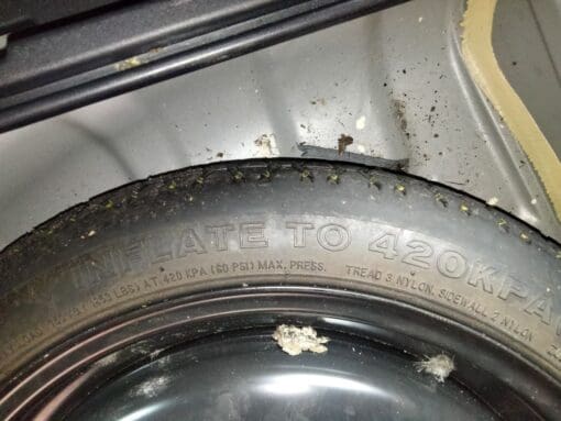 TOYOTA AURIS 2014-2018 SPACE SAVER SPARE WHEEL 17" 5 STUD TYRE 125/70D17 - Image 3