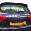 NISSAN PULSAR MK3 2013-2018 BOOTLID TAILGATE SHELL WITH GLASS IN BLUE