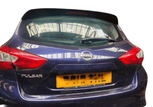 NISSAN PULSAR MK3 2013-2018 BOOTLID TAILGATE SHELL WITH GLASS IN BLUE
