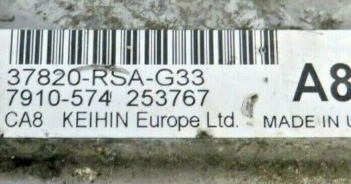 HONDA CIVIC MK8 2006-2012 1.8LTR PETROL ENGINE CONTROL UNIT ECU 37820-RSA-G33 - Image 5