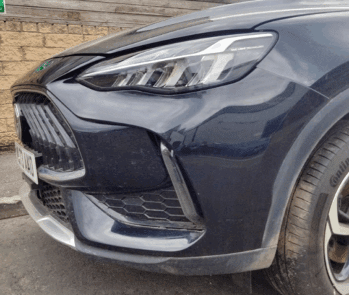 MG HS TROPHY 2022–2024 FRONT BUMPER COVER PANEL WITH GRILLS FOG LIGHTS - Image 3