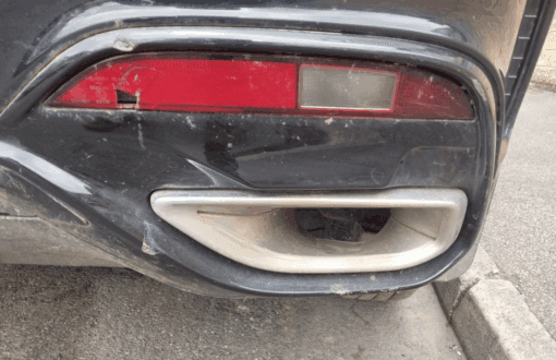 MG HS TROPHY 2022–2024 REAR BUMPER COVER PANEL COMPLETE IN BLACK - Image 3