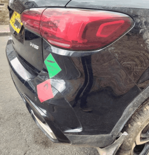 MG HS TROPHY 2022–2024 REAR BUMPER COVER PANEL COMPLETE IN BLACK - Image 8