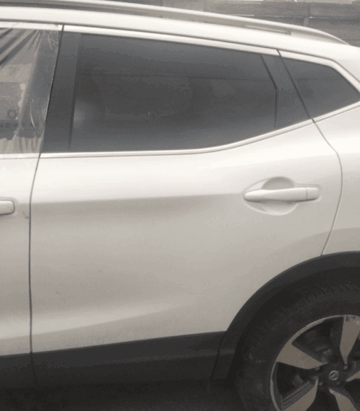 NISSAN QASHQAI J11 2014-2020 PASSENGER SIDE REAR DOOR SHELL IN WHITE