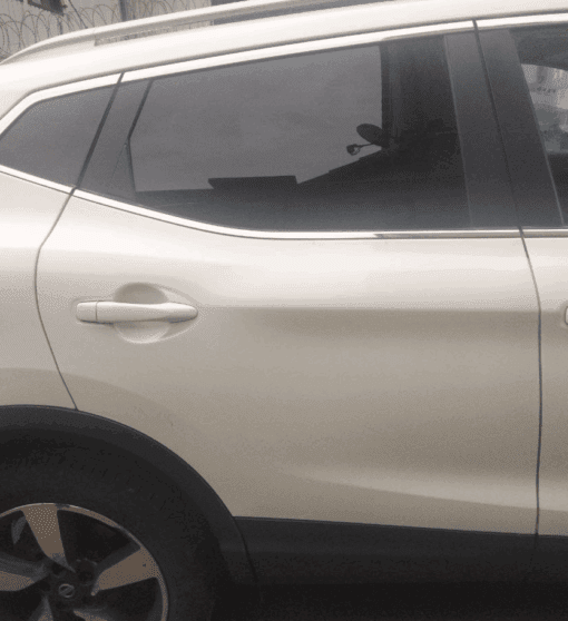 NISSAN QASHQAI J11 2014-2020 DRIVER SIDE REAR DOOR SHELL IN WHITE
