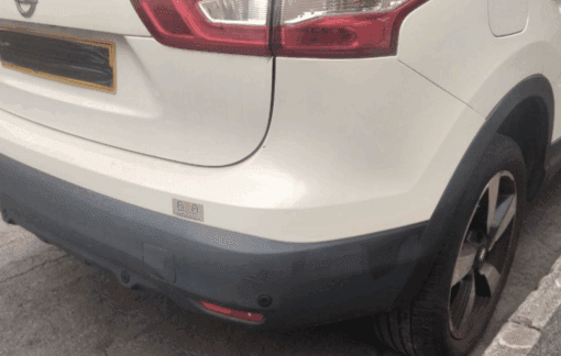 NISSAN QASHQAI J11 2014-2020 REAR BUMPER COVER PANEL WITH DIFFUSER & REFLECTORS - Image 2