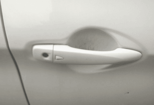 NISSAN QASHQAI J11 2014-2020 DRIVER SIDE FRONT DOOR HANDLE IN WHITE