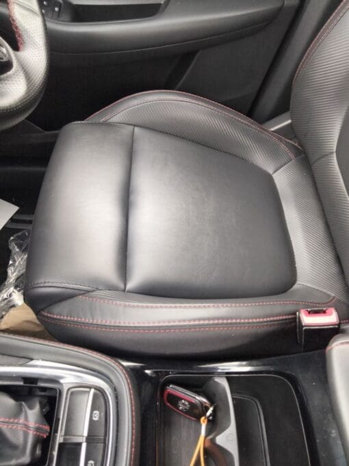 MG ZS 2018-2024 DRIVER SIDE FRONT LEATHER SEAT IN RED STITCHING - Image 2
