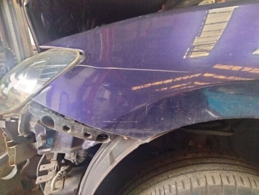 NISSAN PULSAR MK3 2013-2018 PASSENGER SIDE FRONT WING FENDER IN BLUE - Image 2