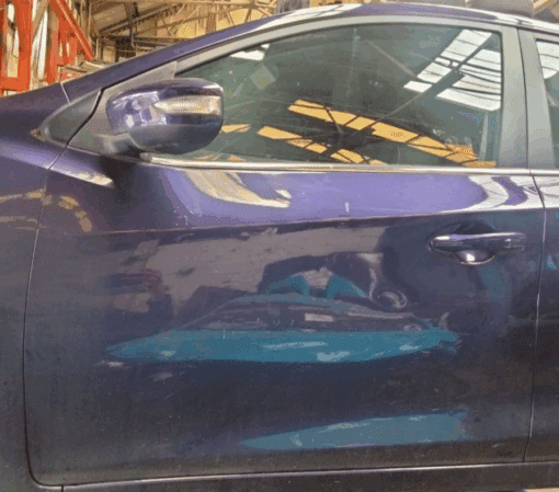 NISSAN PULSAR MK3 2013-2018 PASSENGER SIDE LEFT FRONT DOOR SHELL IN BLUE
