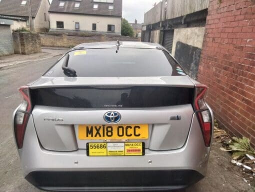 TOYOTA PRIUS 2018 1.8LTR  HYBRID ELE  BREAKING WHEEL NUTS FOR SPARES SILVER - Image 4