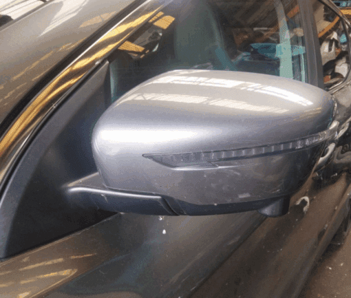 NISSAN QASHQAI J11 2014-2020 PASSENGER SIDE FRONT DOOR WING MIRROR IN GREY