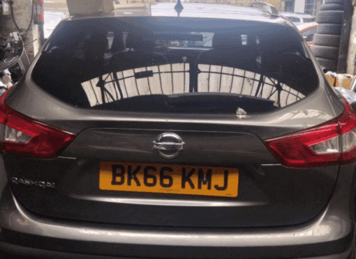 NISSAN QASHQAI J11 2014-2020 REAR BOOT LID TAILGATE SHELL WITH SCREEN IN GREY
