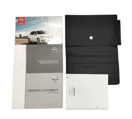 NISSAN PULSAR 2013-2018 HAND BOOK OWNER MANUAL WITH WALLET