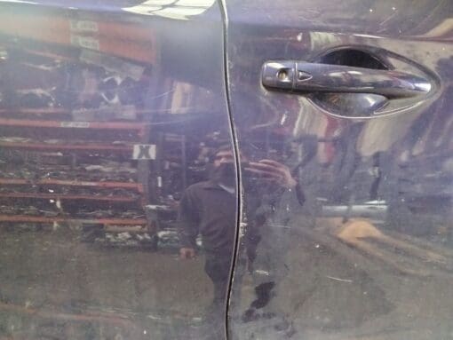 NISSAN PULSAR MK3 2013-2018 DRIVER SIDE RIGHT FRONT DOOR SHELL IN BLUE - Image 2
