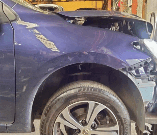 NISSAN PULSAR MK3 2013-2018 DRIVER SIDE FRONT WING FENDER IN BLUE