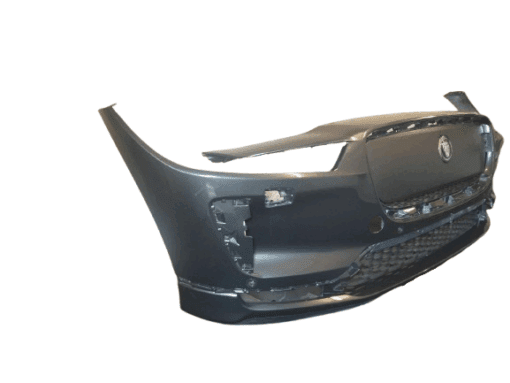 JAGUAR I PACE 2021-2024 FRONT BUMPER COVER PANEL WITH GRILLS GENUINE IN GREY - Image 2