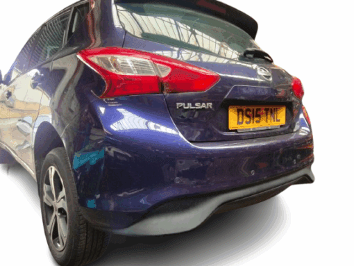 NISSAN PULSAR MK3 2013-2018 REAR BUMPER COVER PANEL IN BLUE GENUINE - Image 2