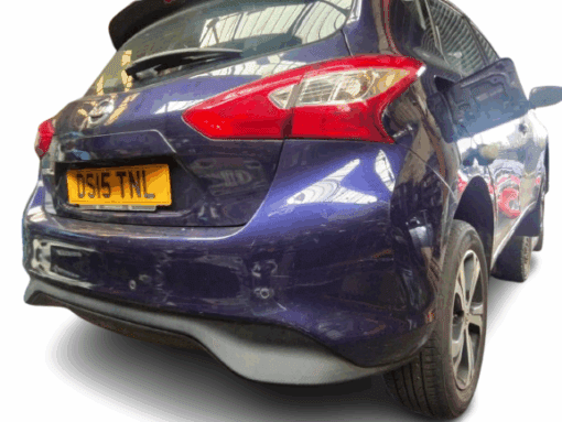 NISSAN PULSAR MK3 2013-2018 REAR BUMPER COVER PANEL IN BLUE GENUINE - Image 3