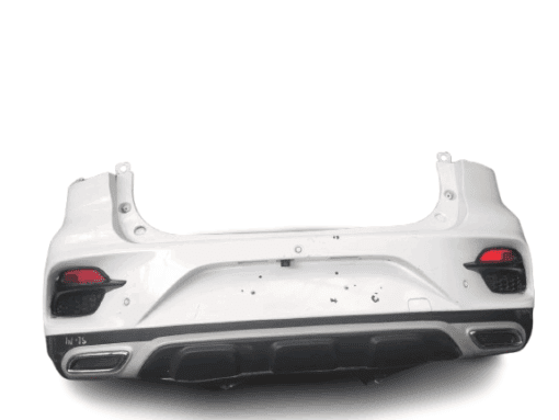 MG ZS 2018-2024 REAR BUMPER COVER WITH DIFFUSER REFLECTORS IN WHITE
