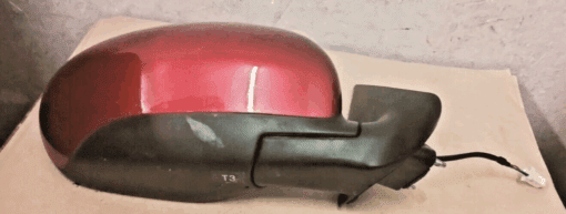 NISSAN JUKE 2010-2014 PRE FACELIFT O/S/F DRIVER SIDE RIGHT WING MIRROR IN MAROON