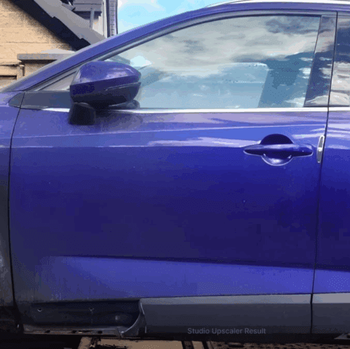 NISSAN QASHQAI J12 2022-2024 PASSENGER SIDE FRONT DOOR SHELL IN BLUE