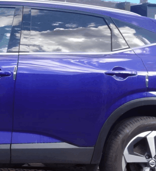 NISSAN QASHQAI J12 2022-2024 PASSENGER SIDE REAR DOOR SHELL IN BLUE