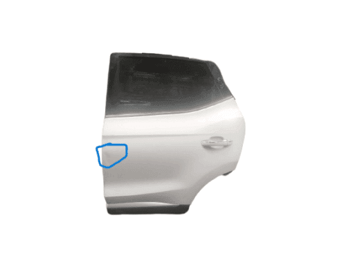 MG ZS 2018-2024 PASSENGER SIDE LEFT REAR DOOR SHELL IN WHITE - Image 2